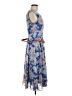 Gabby Skye 100% Polyester Paisley Blue Casual Dress Size 10 - photo 4