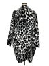 Liz Claiborne 100% Polyester Animal Print Silver Coat Size 2X - photo 2