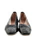 Taryn Rose 100% Leather Floral Black Flats Size 10 - photo 2