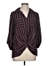 BCX Burgundy 3/4 Sleeve Blouse Size L - photo 1