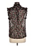 7 For All Mankind Black Sleeveless Blouse Size M - photo 2