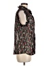 7 For All Mankind Black Sleeveless Blouse Size M - photo 4