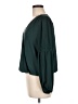 Max Studio 100% Polyester Teal Long Sleeve Blouse Size M - photo 5