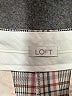 Ann Taylor LOFT Plaid Gray Casual Pants Size 2 - photo 7