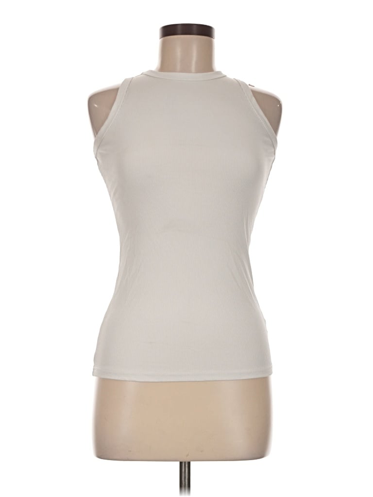 Pre-owned Assorted Brands Sleeveless T-shirt In Ivory