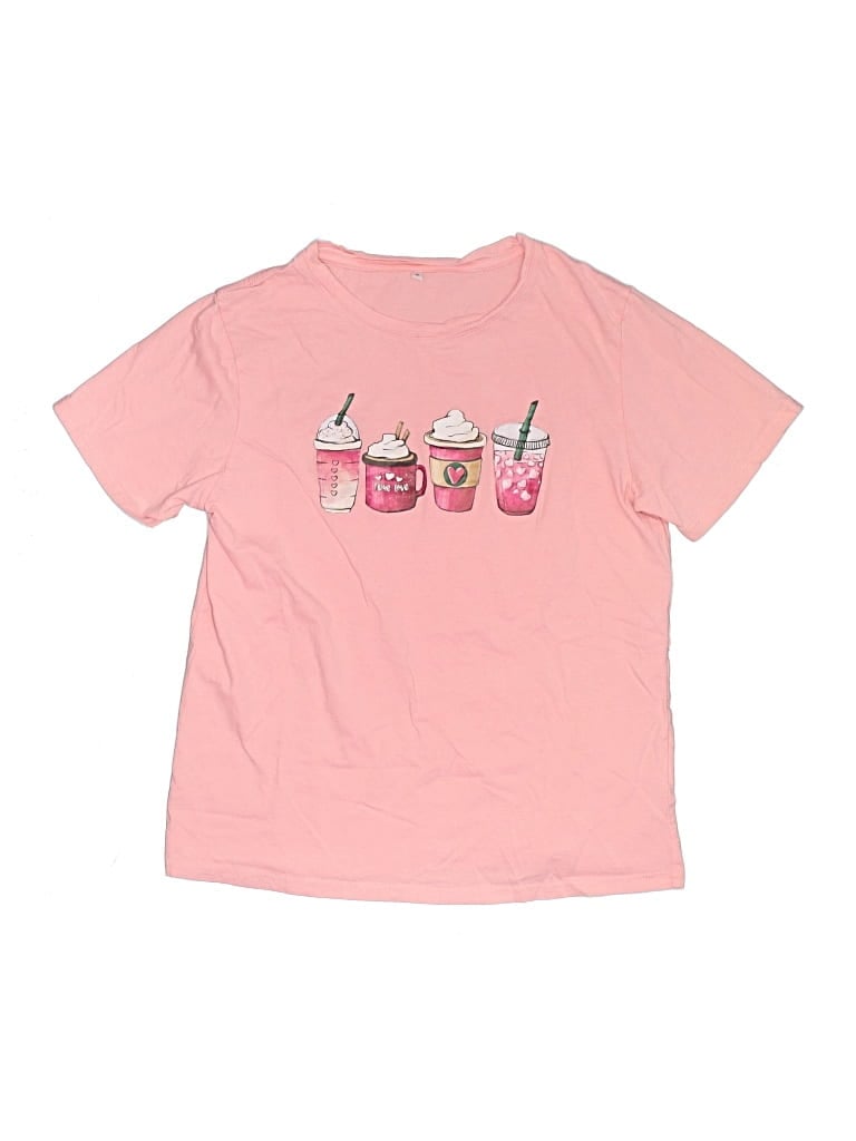 Pre-owned Unbranded Kids' Short Sleeve T-shirt In Pink