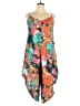 Vince Camuto 100% Rayon Tropical Orange Romper Size 2X - photo 1