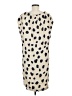 Acne 100% Viscose Animal Print Ivory Tan Abstract Polka Dot Dress Size EU 38 / US 8 - photo 2