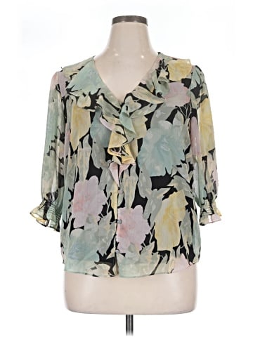Lauren by Ralph Lauren 3/4 Sleeve Blouse (view 1)
