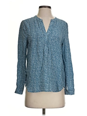 Joie Long Sleeve Silk Top (view 1)