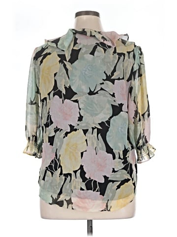 Lauren by Ralph Lauren 3/4 Sleeve Blouse (view 2)