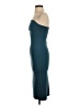 Zara Solid Teal Cocktail Dress Size S - photo 5