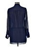 Buttons 100% Polyester Blue Long Sleeve Blouse Size M - photo 2
