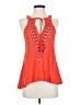 LA Hearts 100% Rayon Orange Sleeveless Blouse Size XS - photo 1