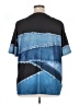 Shein Tie-dye Blue Short Sleeve T-Shirt Size XL - photo 2