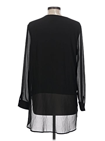 Joan Vass Long Sleeve Blouse (view 2)