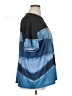 Shein Tie-dye Blue Short Sleeve T-Shirt Size XL - photo 4