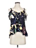 Parker Blue Sleeveless Silk Top Size S - photo 1