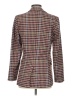 ASOS Plaid Argyle Burgundy Blazer Size 4 - photo 2
