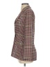 ASOS Plaid Argyle Burgundy Blazer Size 4 - photo 5