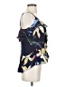 Parker Blue Sleeveless Silk Top Size S - photo 4
