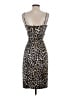 Cache Animal Print Brown Cocktail Dress Size 2 - photo 2