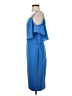 Laundry by Shelli Segal 100% Polyester Solid Blue Cocktail Dress Size 4 - photo 5