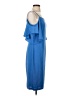 Laundry by Shelli Segal 100% Polyester Solid Blue Cocktail Dress Size 4 - photo 4