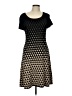 CeCe Graphic Black Casual Dress Size L - photo 1