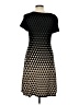 CeCe Graphic Black Casual Dress Size L - photo 2