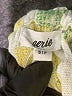 Aerie 100% Cotton Print Green Shorts Size S - photo 3