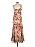 Hutch 100% Polyester Tropical Tan Cocktail Dress Size 10 - photo 2