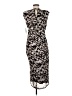 DKNY Animal Print Brown Cocktail Dress Size 8 - photo 2