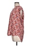 Daniel Rainn Floral Orange Red Short Sleeve Blouse Size L - photo 5