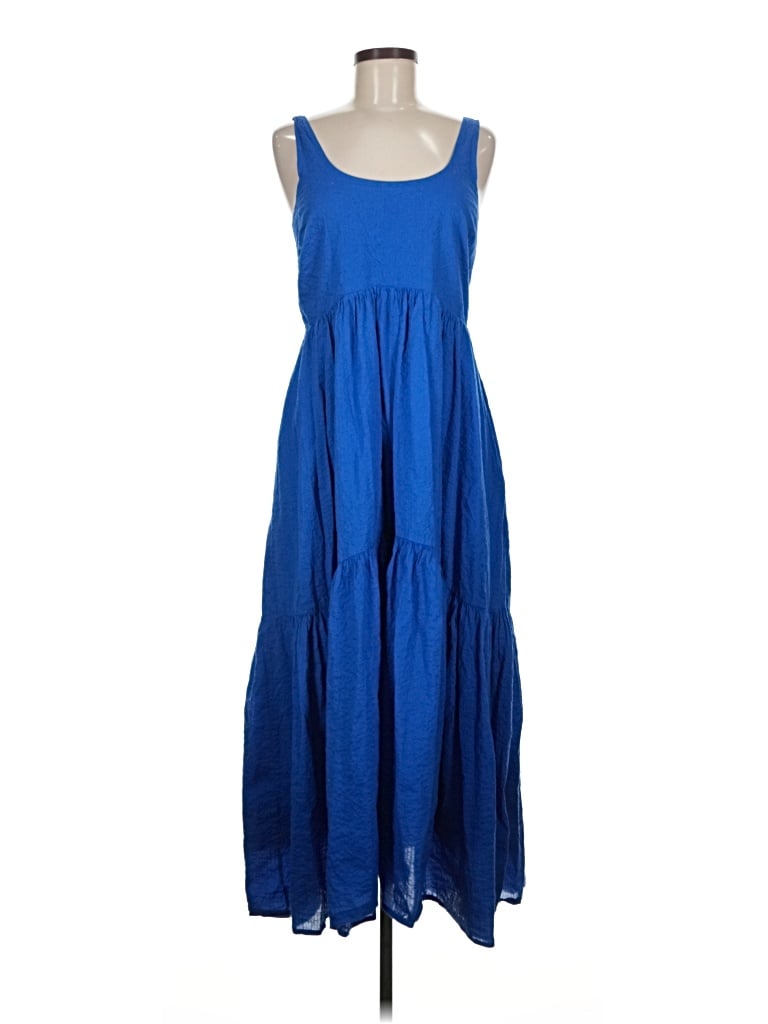 Pre-owned Ayr Casual Dress In Blue