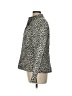 Lafayette 148 New York 100% Polyester Animal Print Black Gray Jacket Size 12 - photo 5