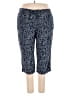 Per Se Paisley Blue Linen Pants Size 2X - photo 1