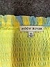 Moon River 100% Polyester Yellow Short Sleeve Blouse Size XS - photo 7