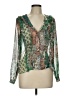 Zara Green Long Sleeve Blouse Size L - photo 1