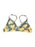 Unbranded Tropical Yellow Swimsuit Top Size S (estimated) - photo 1