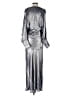 Assorted Brands Metallic Silver Cocktail Dress Size 1 - photo 2