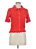 Ann Taylor LOFT Red Short Sleeve Blouse Size M - photo 1