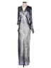 Assorted Brands Metallic Silver Cocktail Dress Size 1 - photo 1