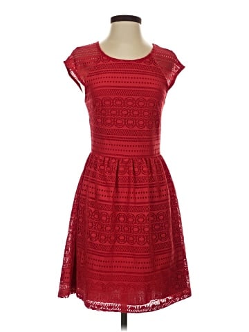 Buttons Casual Dress (view 1)