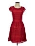 Buttons 100% Polyester Hearts Red Casual Dress Size S - photo 1