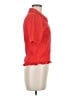Ann Taylor LOFT Red Short Sleeve Blouse Size M - photo 4