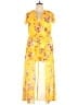 New Look 100% Polyester Floral Yellow Romper Size XL - photo 1