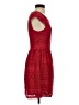 Buttons 100% Polyester Hearts Red Casual Dress Size S - photo 4