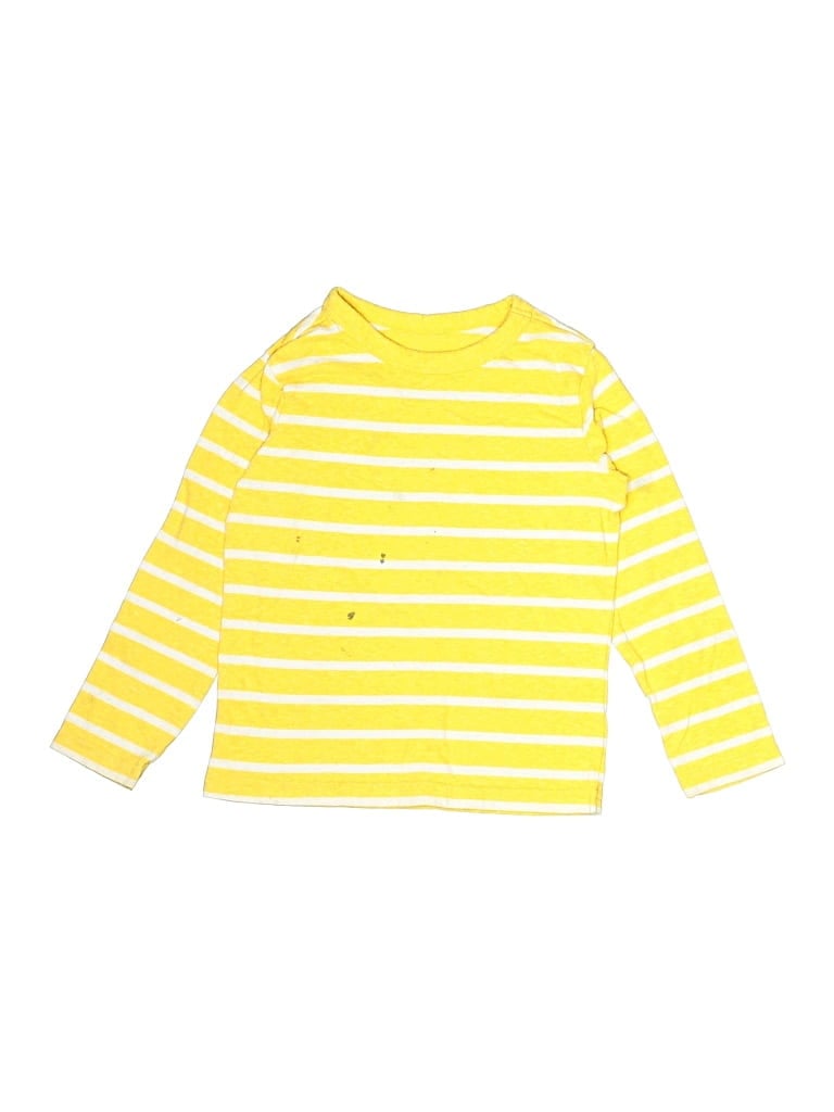 Pre-owned Primary Clothing Kids' Long Sleeve T-shirt In Yellow