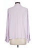 T Tahari 100% Polyester Purple Long Sleeve Blouse Size L - photo 2